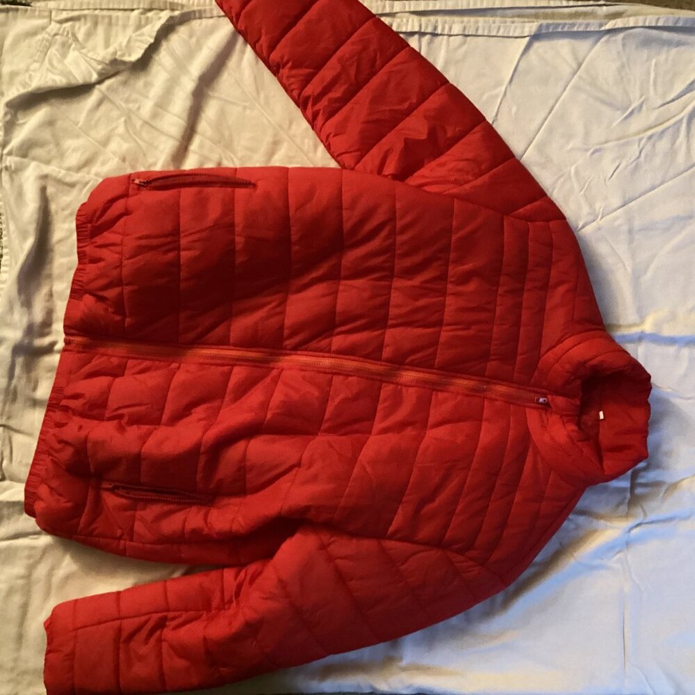 Men's Red Puffy Coat